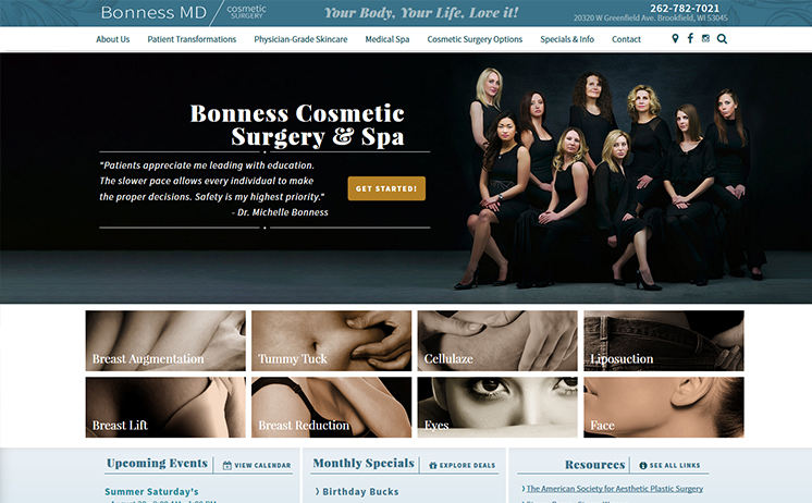 Milwaukee cosmetic surgery company succeeds through iNET’s professional marketing avenues of radio, web development, and SEO Milwaukee cosmetic surgery company succeeds through iNET’s professional marketing avenues of radio, web development, and SEO